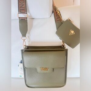 NWT VALENTINO ORLANDI CROSSBODY BAG CLUTCH PURSE & WALLET GREEN
